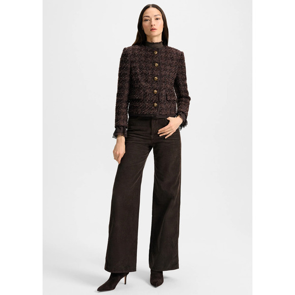 Veronica Beard Audrina Metallic Tweed Jacket US 4 - Picture 4 of 11